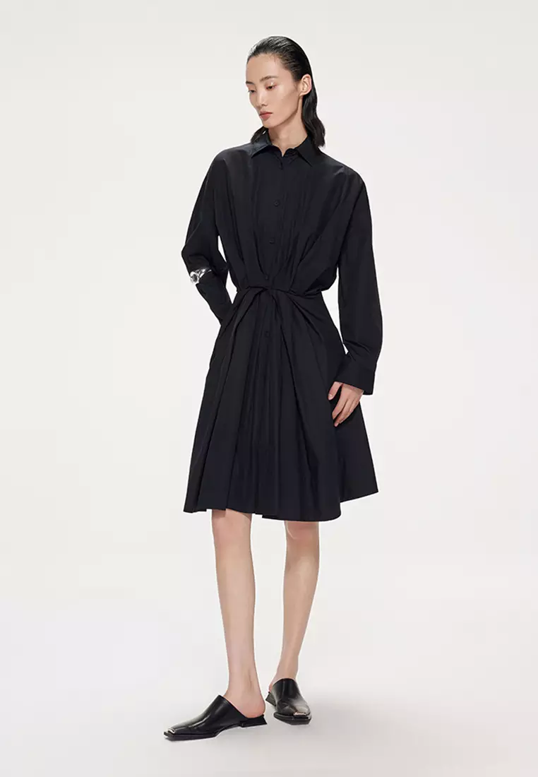 JNBY Women's Shirt-Dress with Straight Silhouette