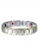 YOUNIQ silver YOUNIQ Titanium Steel Silver Bracelet Magnet Health Therapy Chain for Men FD474ACA1216C8GS_4