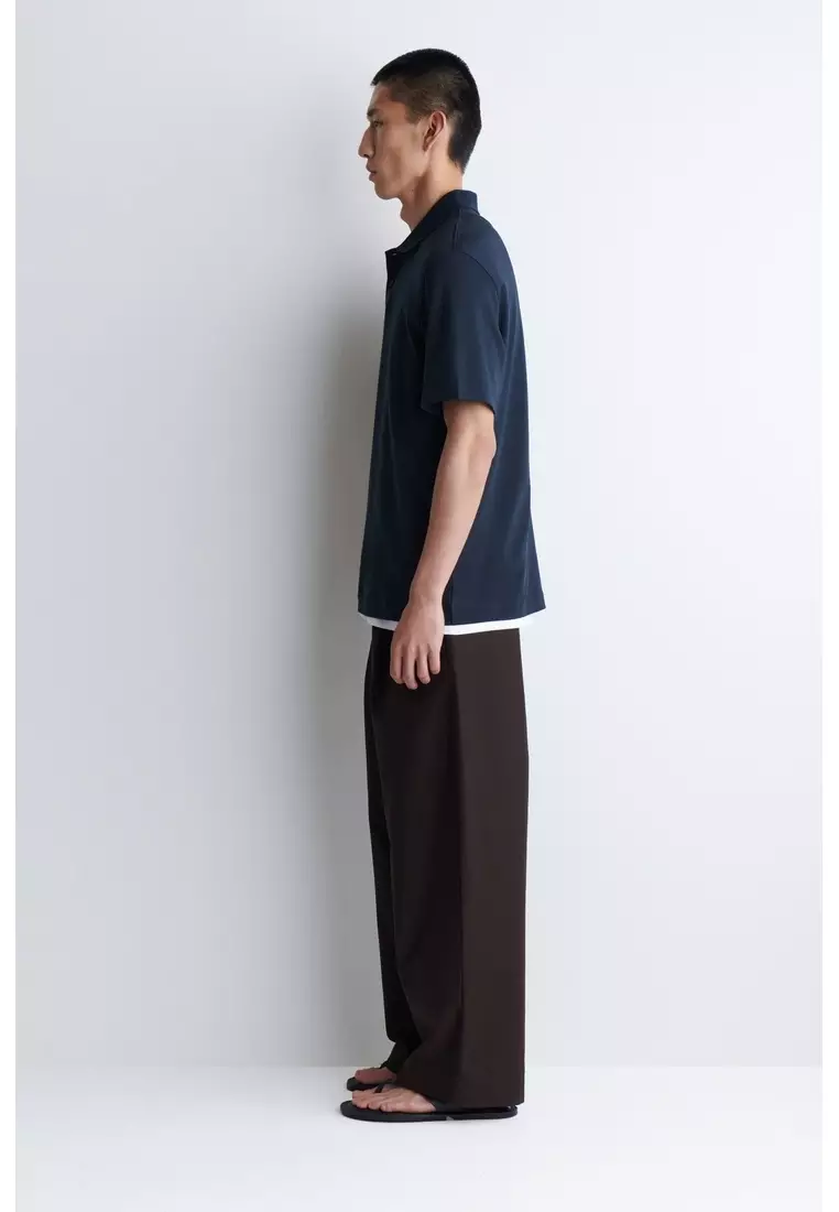 INTERLOCK COTTON POLO SHIRT