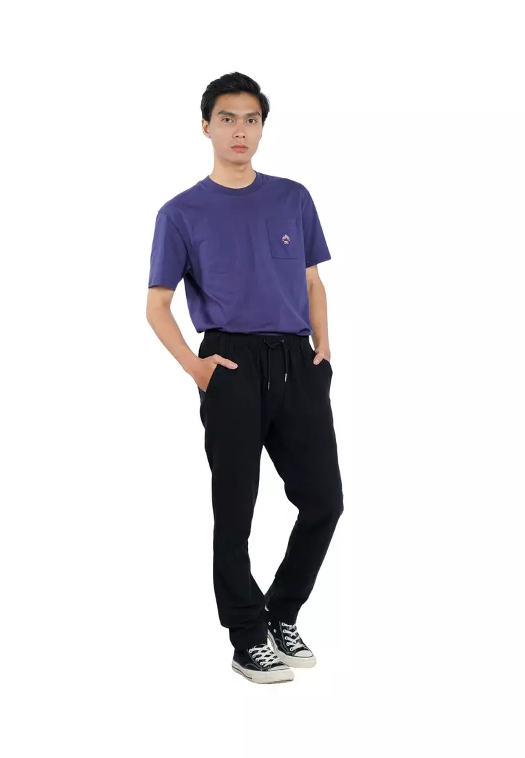 3Second Men's Long Drawstring Pants Regular Fit Cotton Viscose Ritmo HP-C140325