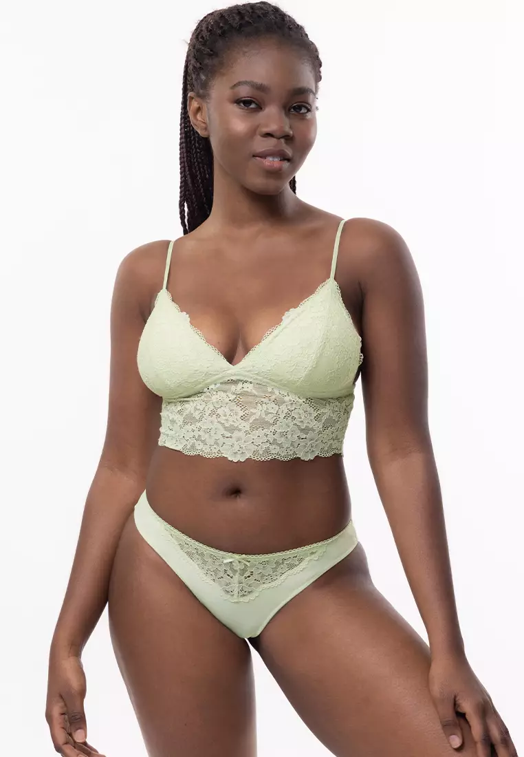 Buy DORINA MILO Lace Longlined Bralette Wireless Soft Bra