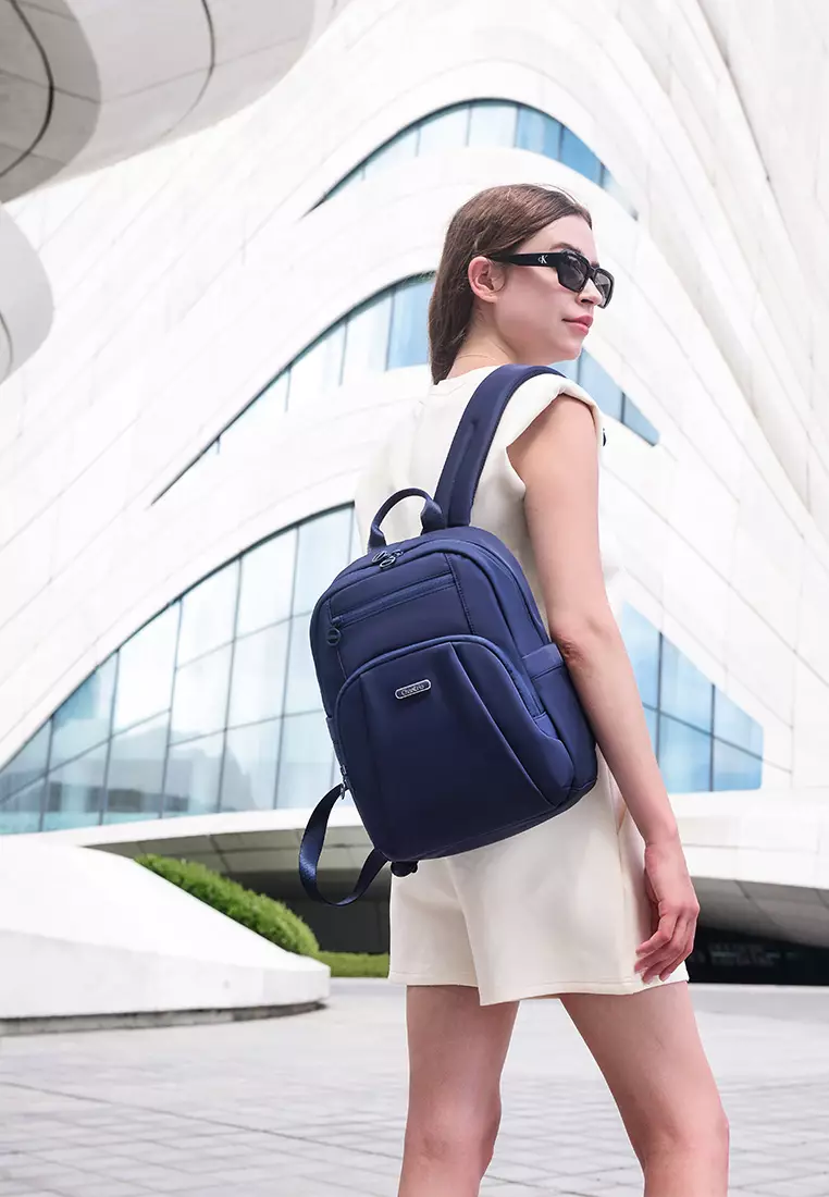 Small Student Bag Nylon Water Resistant 10L With Laptop Compartment Backpack For Women