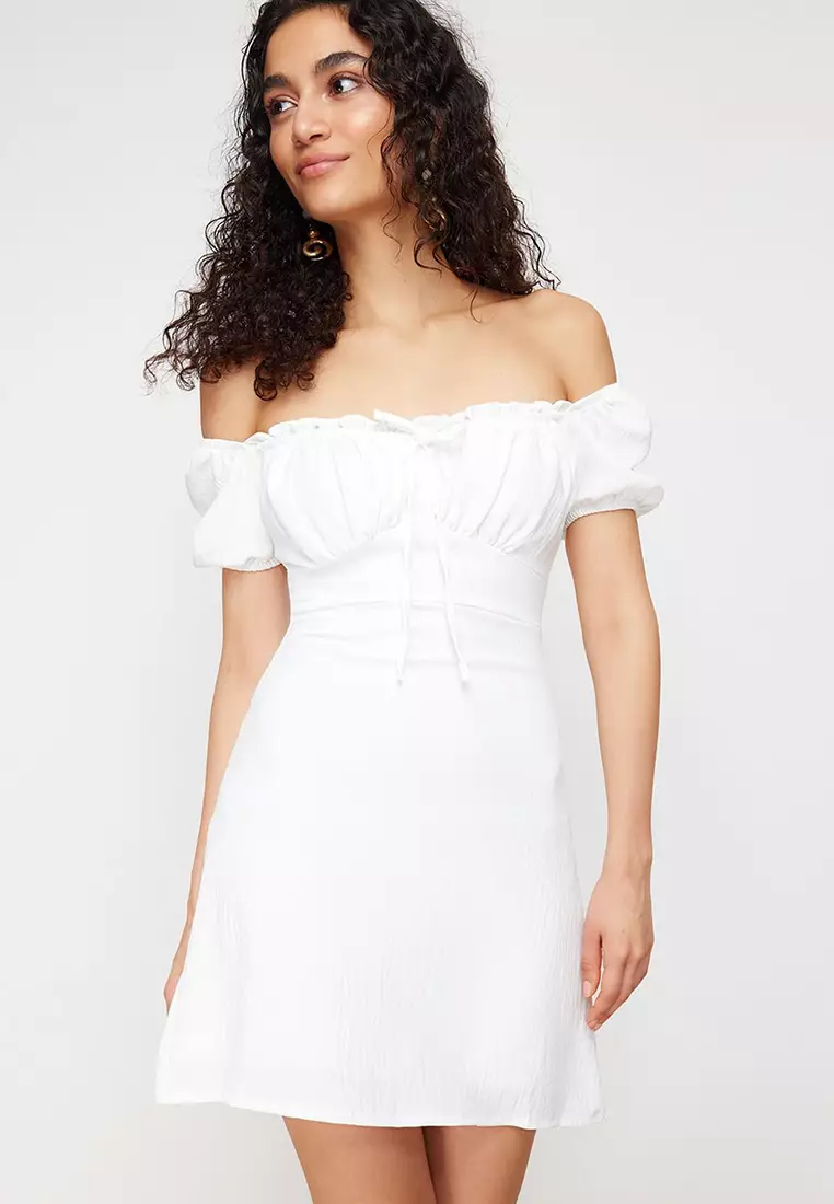 Off Shoulder Mini Dress