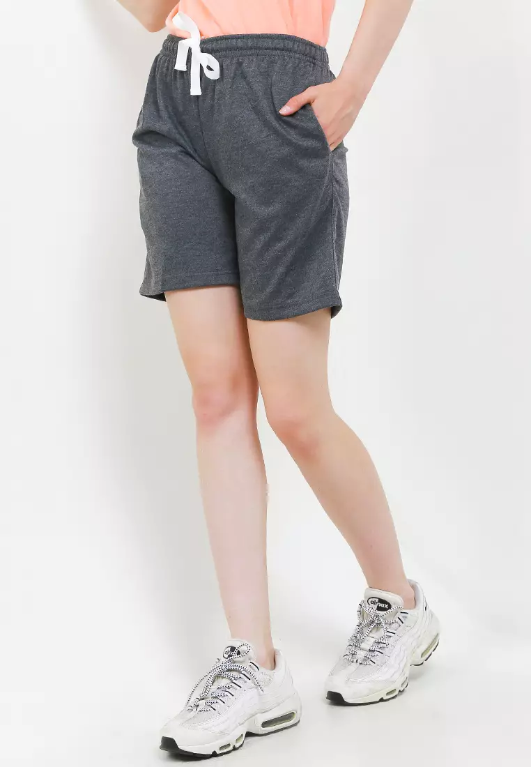 Cotton Well Sweat Short French Terry Celana Pendek Sporty Santai Polos