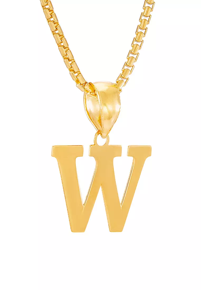 HABIB 916/22K Yellow Gold Alphabet Pendant STP060723(W)