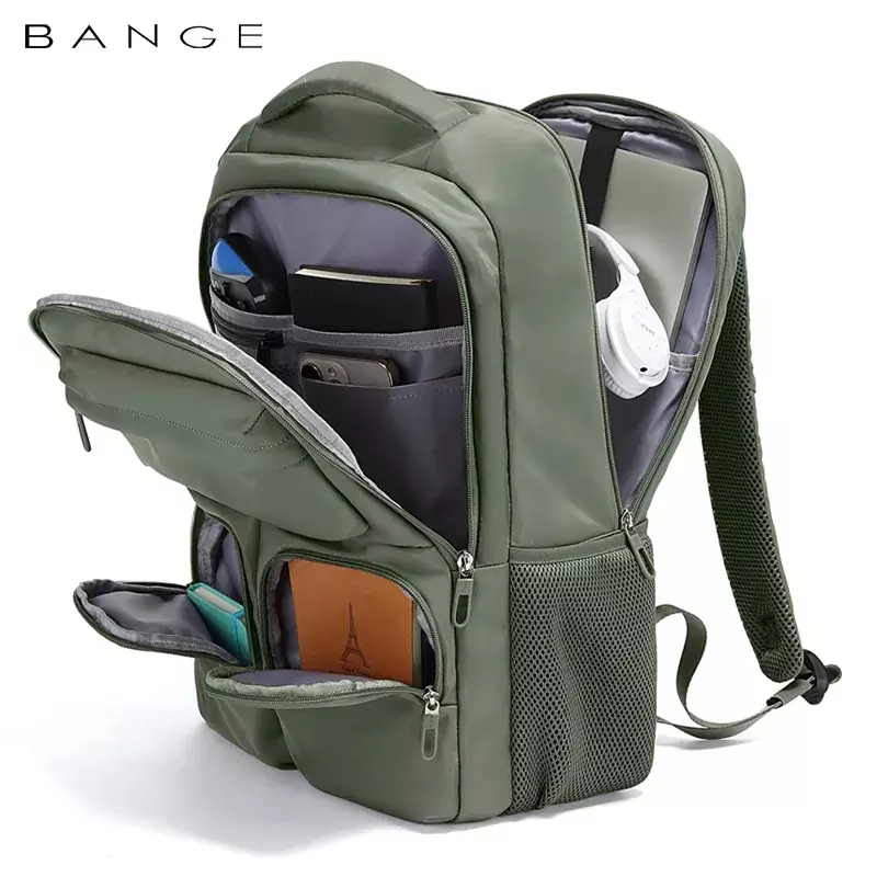 Bange BG1807 Tas Ransel Backpack Laptop Kerja Kuliah sekolah 15.6 Inch - Green