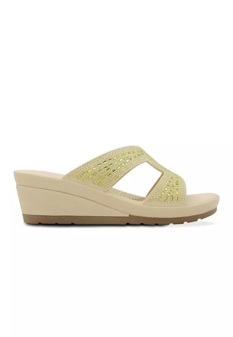 Buy Vincci Comfort Slide On Wedge Sandals Online | ZALORA Malaysia