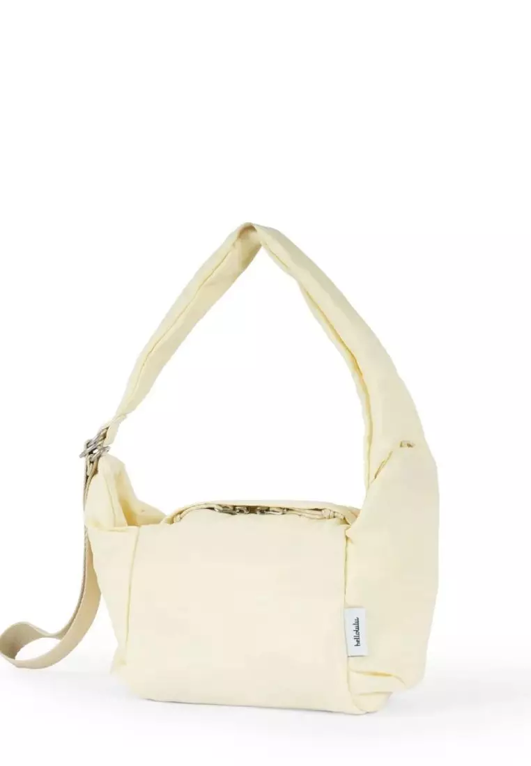 Hellolulu Milo All Day Shoulder Bag S (Vanilla White)