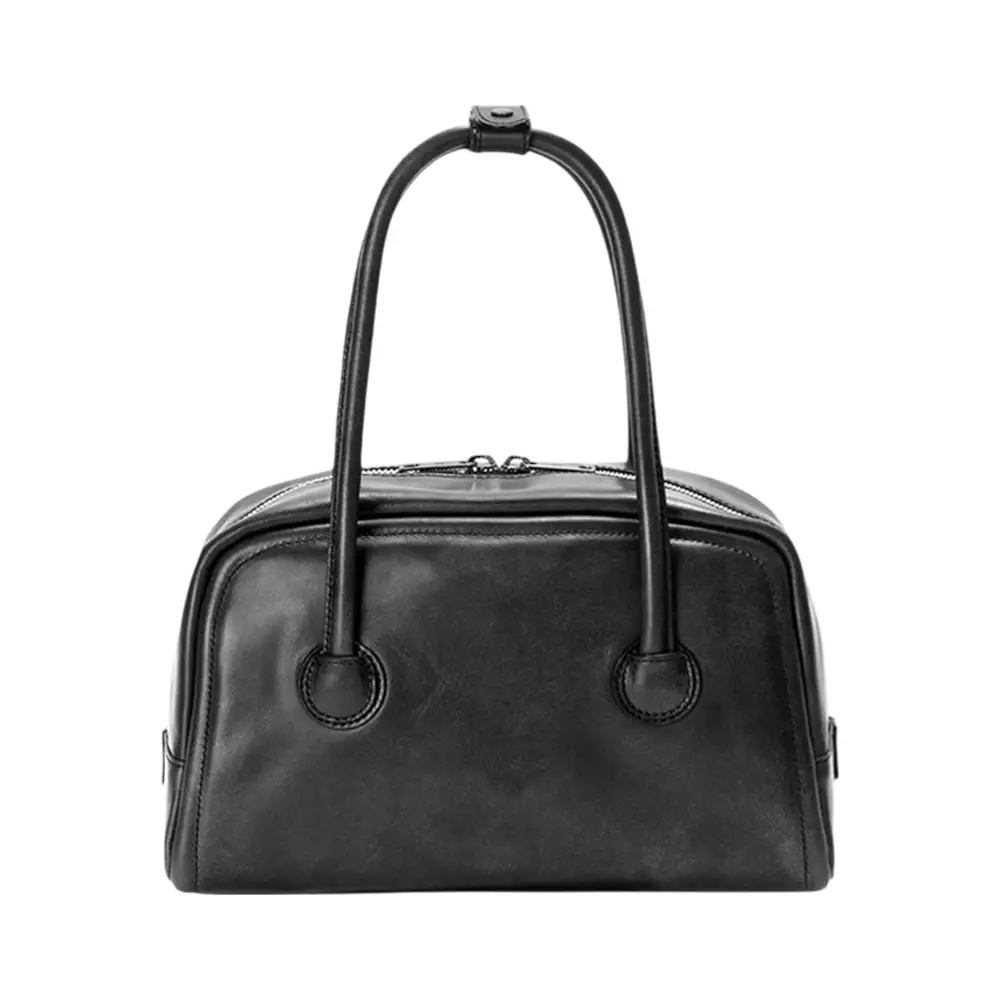 [4.4PRIL KEJUTAN HARGA] Soft Tote Bag Black Pull-Up