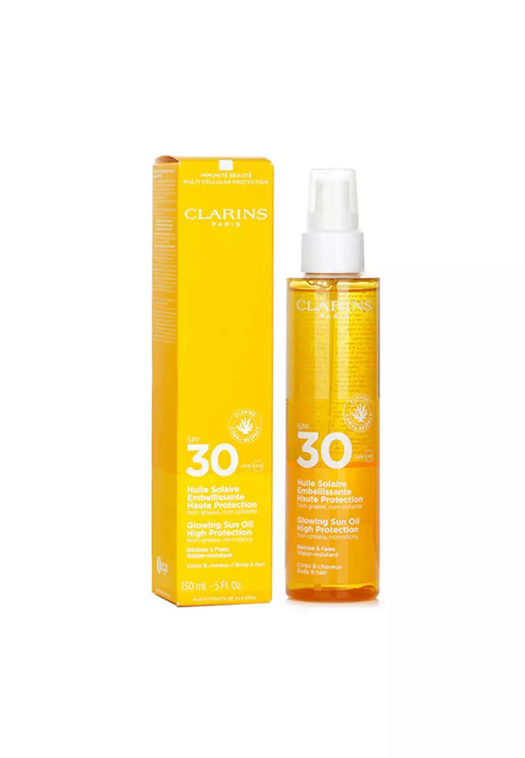 CLARINS - Glowing Sun Body Oil High Protection SPF 30 150ml/5oz