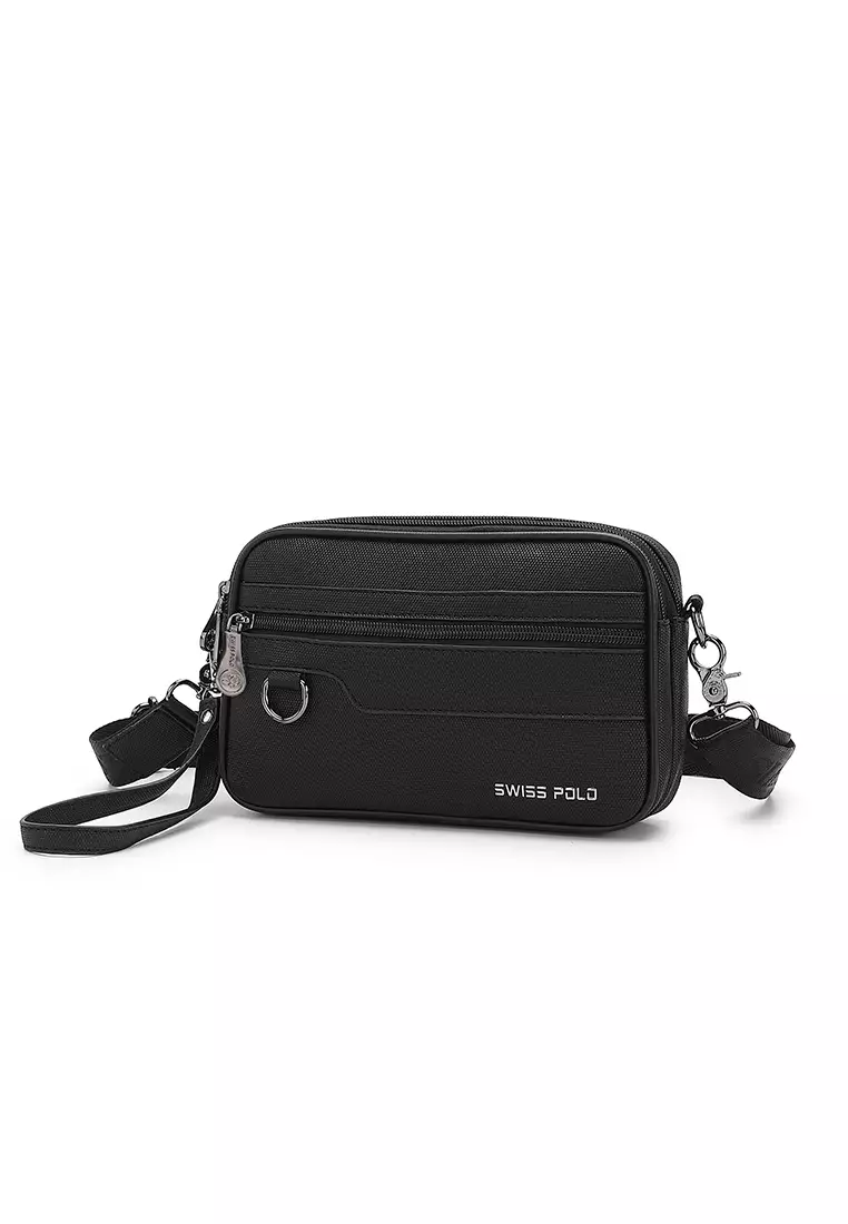 Men's Sling Bag / Crossbody Bag (Tas Selempang Pria) - Hitam