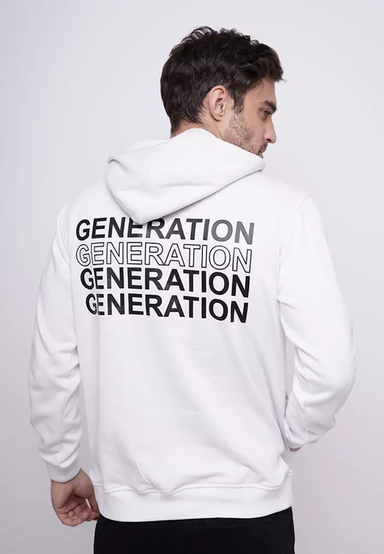 LGS Street - Generation Hoodie - Putih - Streetwear - Unisex - Hypebeast - Hoodie - SH.20.R014.001