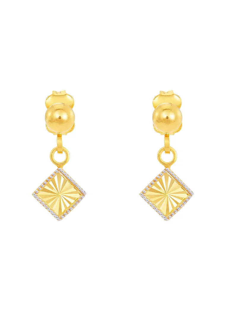 Gold earrings for on sale babies with price