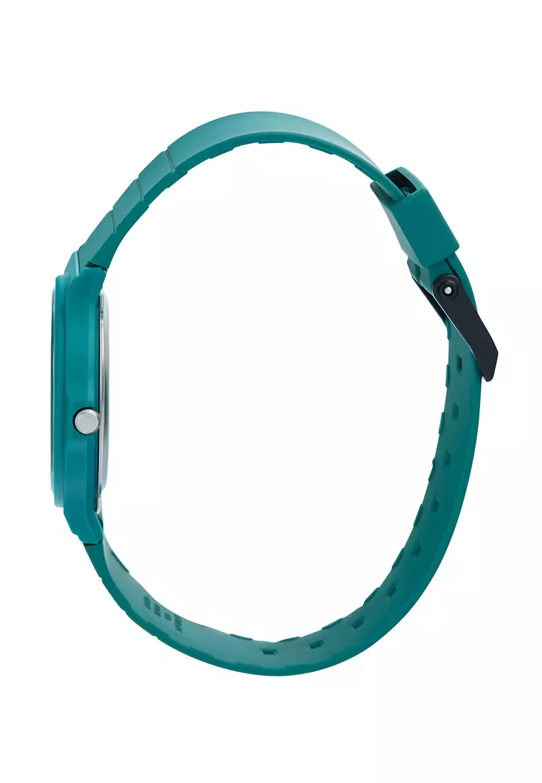 Casio MQ-24B-3B - Jam Tangan Analog Pria - Green Resin Band