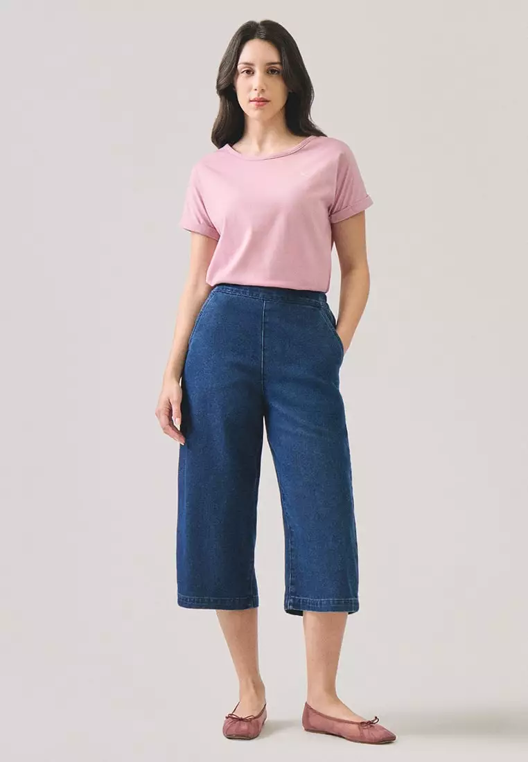 Dolman Top With Contrast Oar