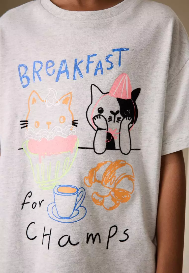 Oversized Graphic Print T-Shirt