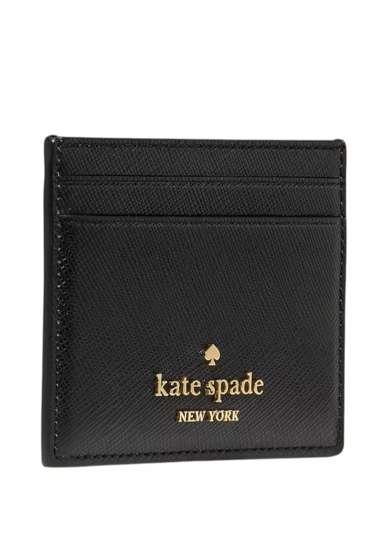 Small Slim Card Holder - Black