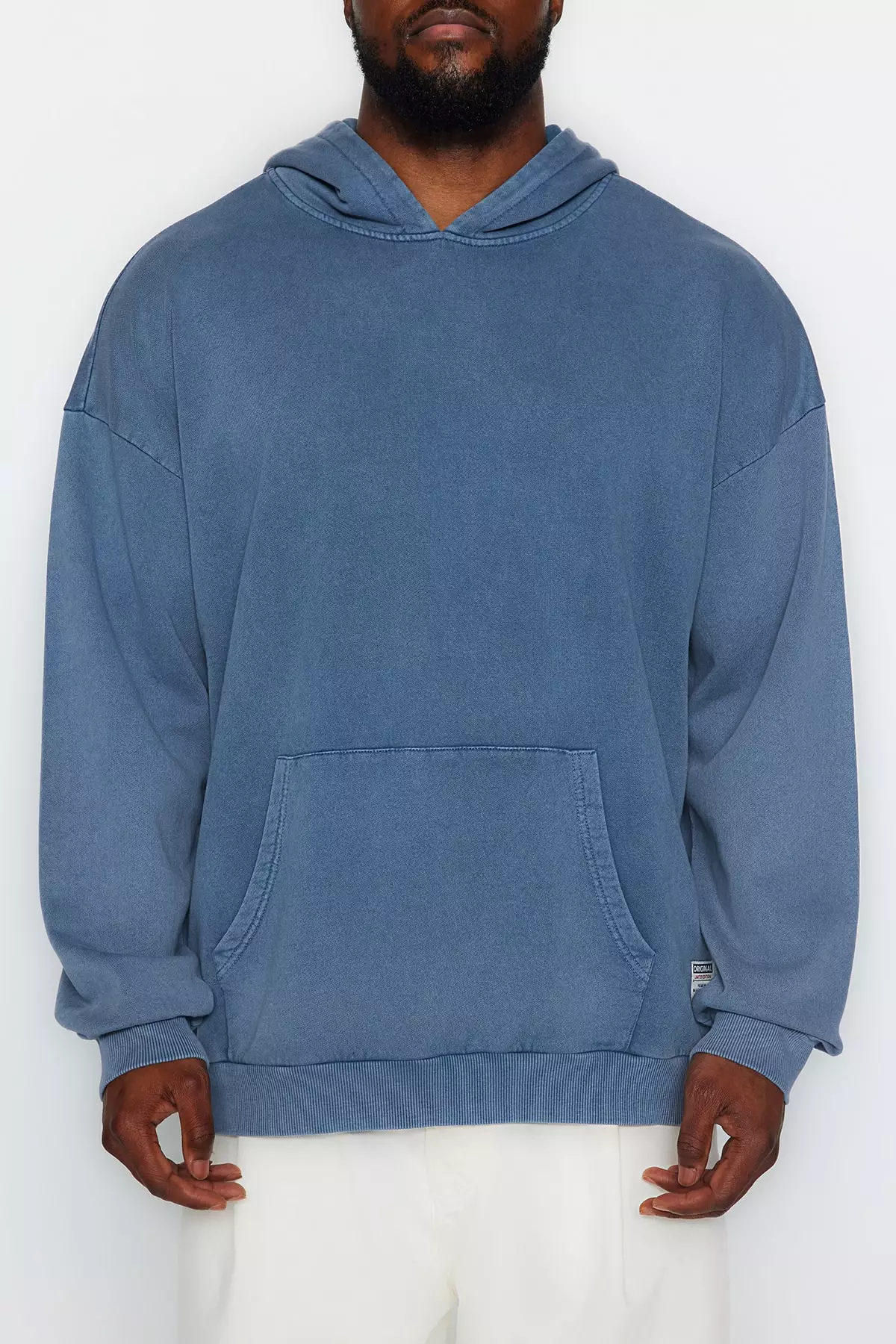 Washed sales blue sweatshirt