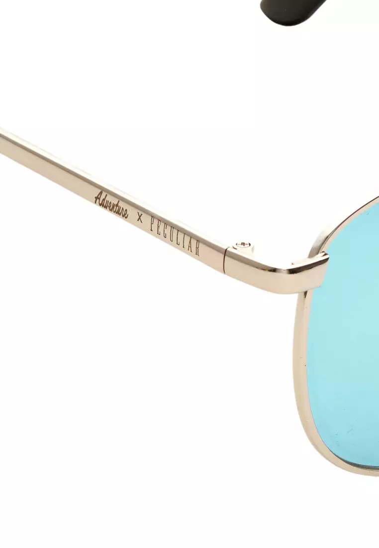 Adventure X Peculiar Eyewear Anti-Radiation UV400 Replaceable Lenses for Men and Women - Sunglasses - Silver
