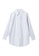 COS white and blue and multi Oversized Tailored Shirt 71513AA7394182GS_5