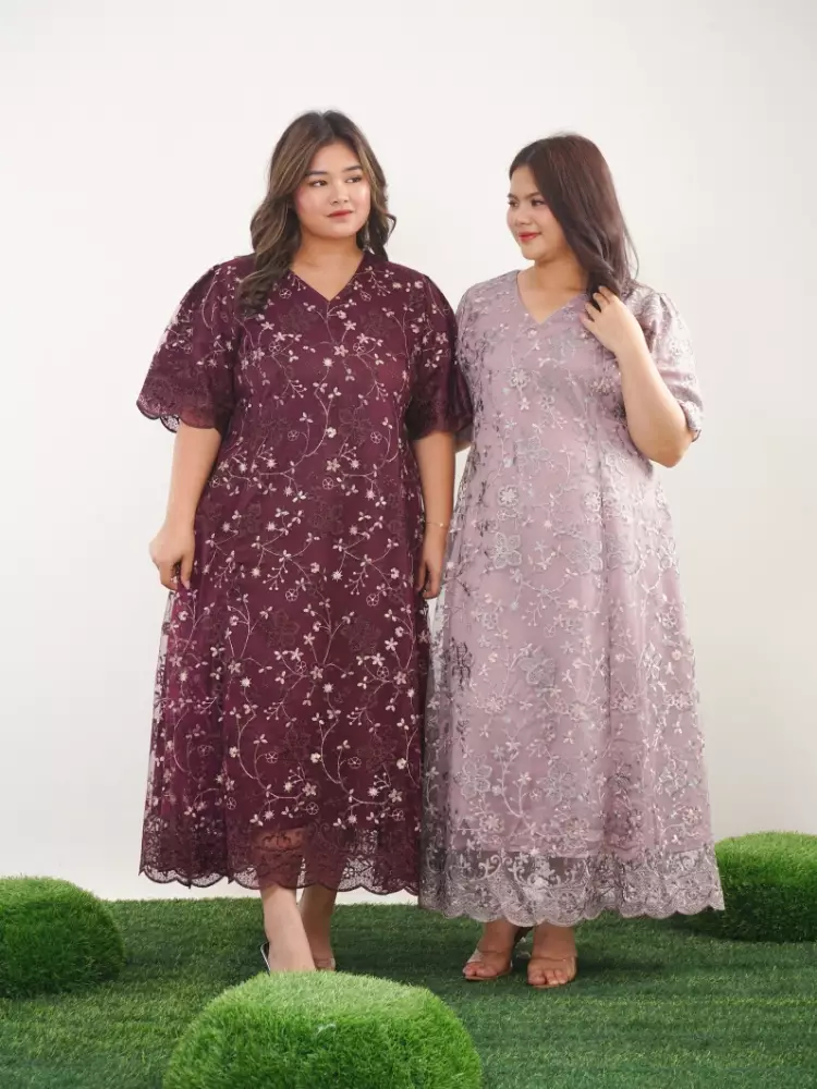xtramiles Ladies dress eudora dress plum wine