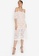 ZALORA OCCASION white Cold-Shoulder Corded Lace Midi Dress 79351AAB1EB446GS_1