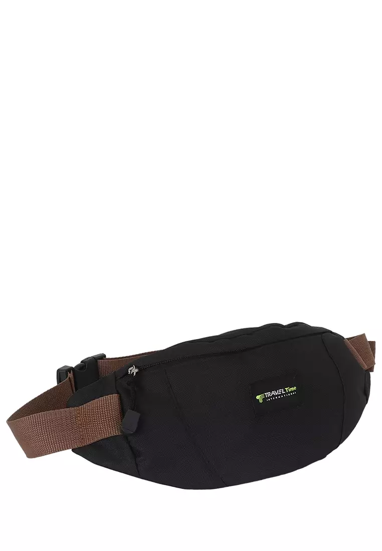 Tas Pinggang - Waist Bag/Bum Bag Travel Time 816 - Black