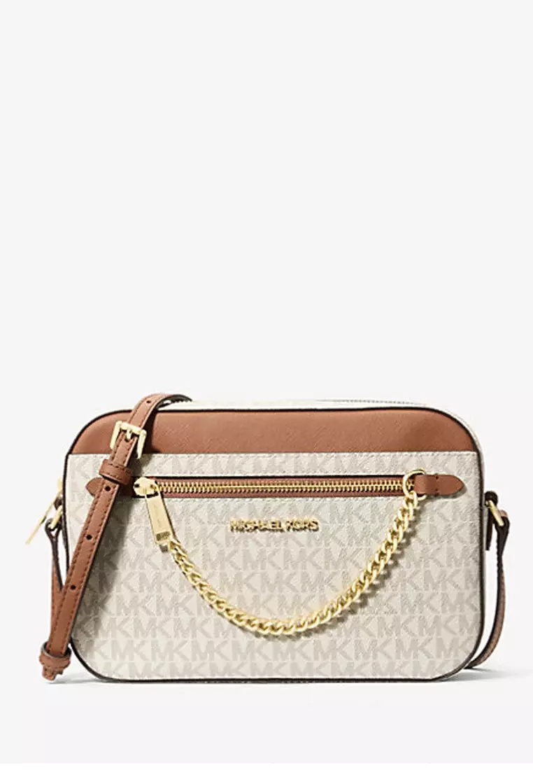 Jet Set Large Logo Crossbody Bag