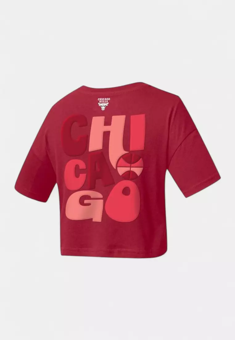 Chicago Bulls Crop Top for Women Retro Hoops Collection