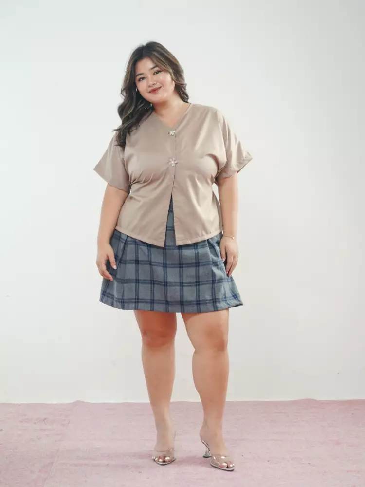 xtramiles Ladies top collete top khaky