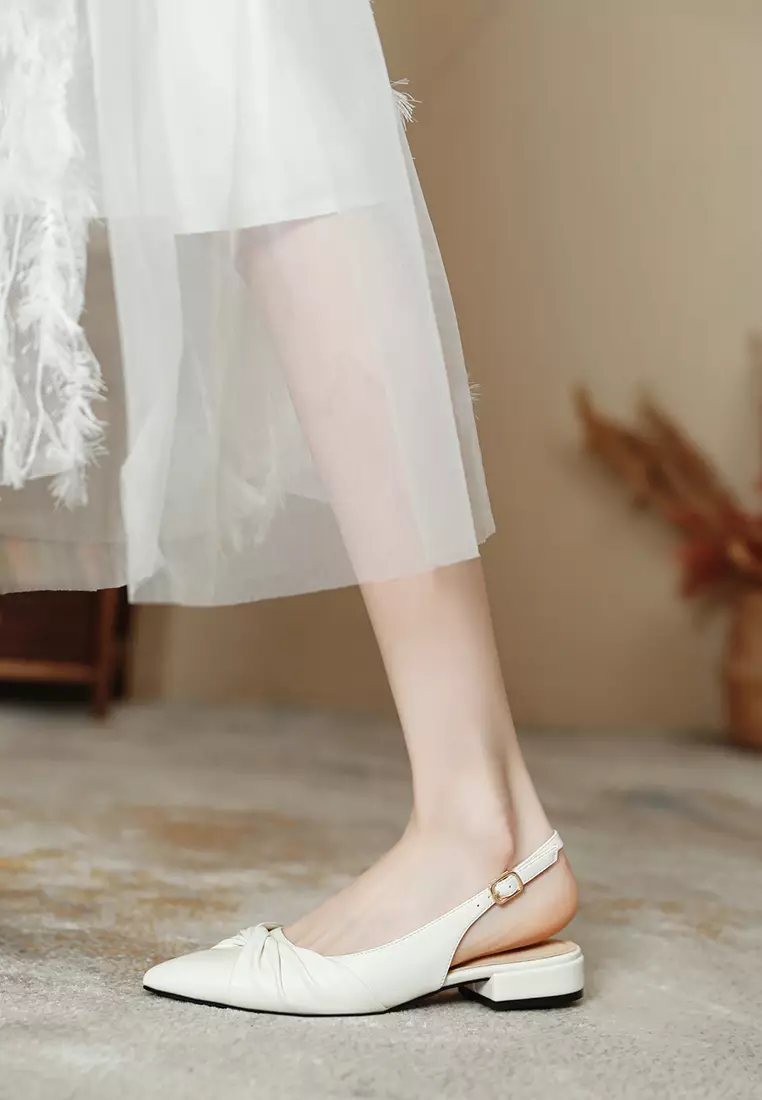 2.5CM Twist Strap Slingback Heel TE578-3