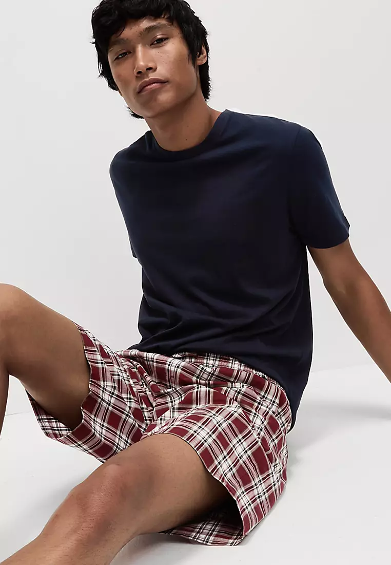 Pure Cotton Checked Pyjama Set
