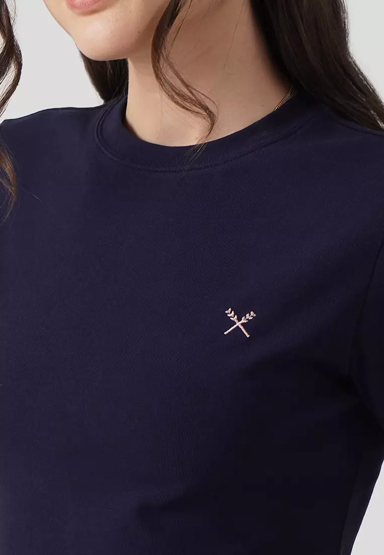 Soft Rib Crew Neck T-Shirt