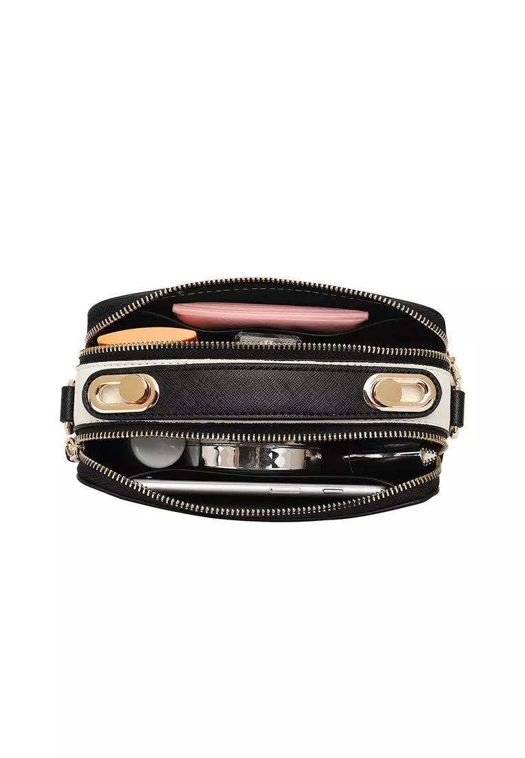 Women's Shoulder Bag / Sling Bag / Crossbody Bag (單肩包 / 斜孭袋) - 黑色