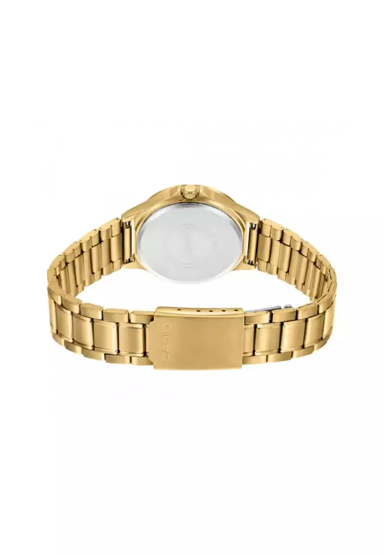 MTP-1370G-1A Men Analog Watch with Gold Stainless Steel Band