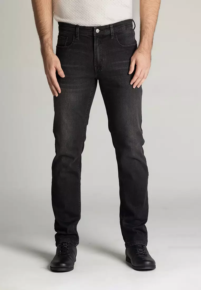 MOC - Celana Panjang Denim Pria Manchester - Black