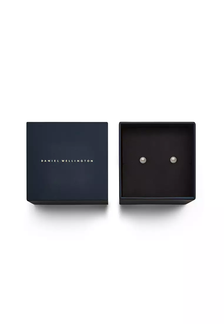 Pearl Stud Earring Silver - Unisex Bracelet for women and men stainless steel Pearl Bracelet DW Official Authentic Original