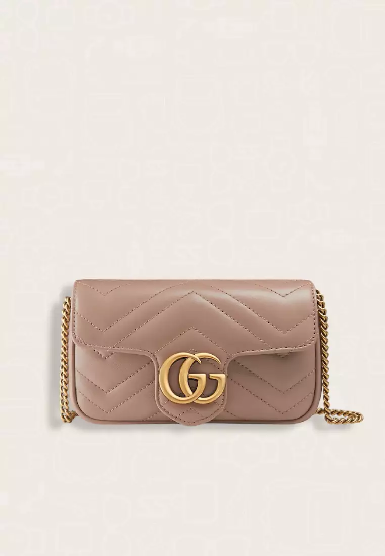 Jual Gucci Gucci GG Marmont Super Mini Bag Nude Dusty Original - Main Image