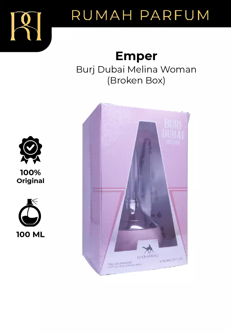 Jual Emper Emper Burj Dubai Melina Woman (Broken Box) 100 ML