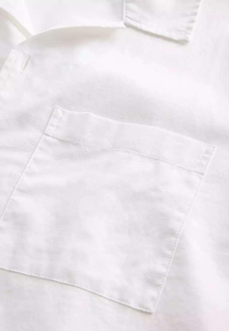 Short Sleeves Linen Shirt