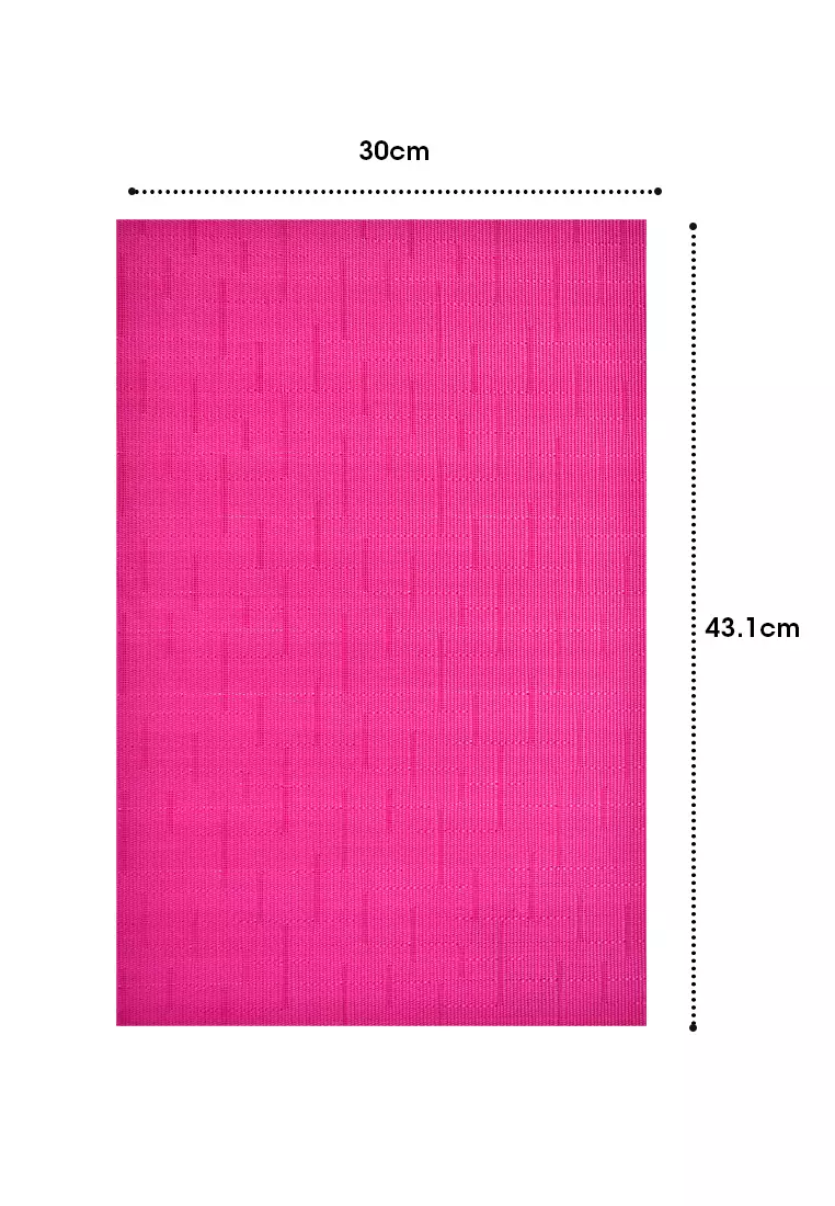 Buy Slique Premium Placemat PVC Woven Dining Table Mat 45x30cm Anti