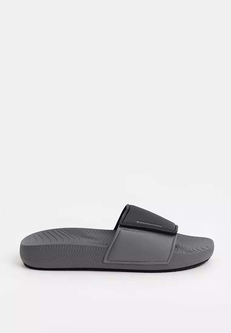 Men's Two-Toned Soft Sole Slides