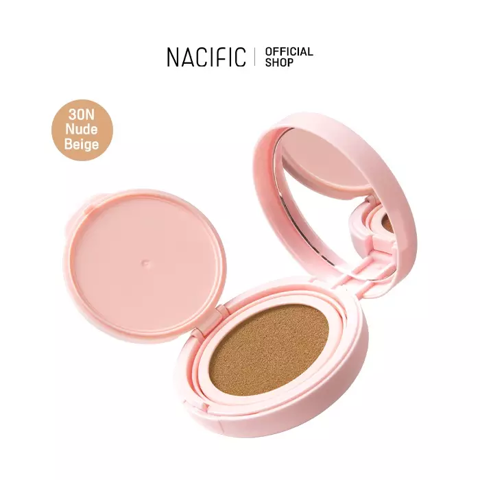 Nacific Secret Mood Velvet Cushion - 30N Nude Beige