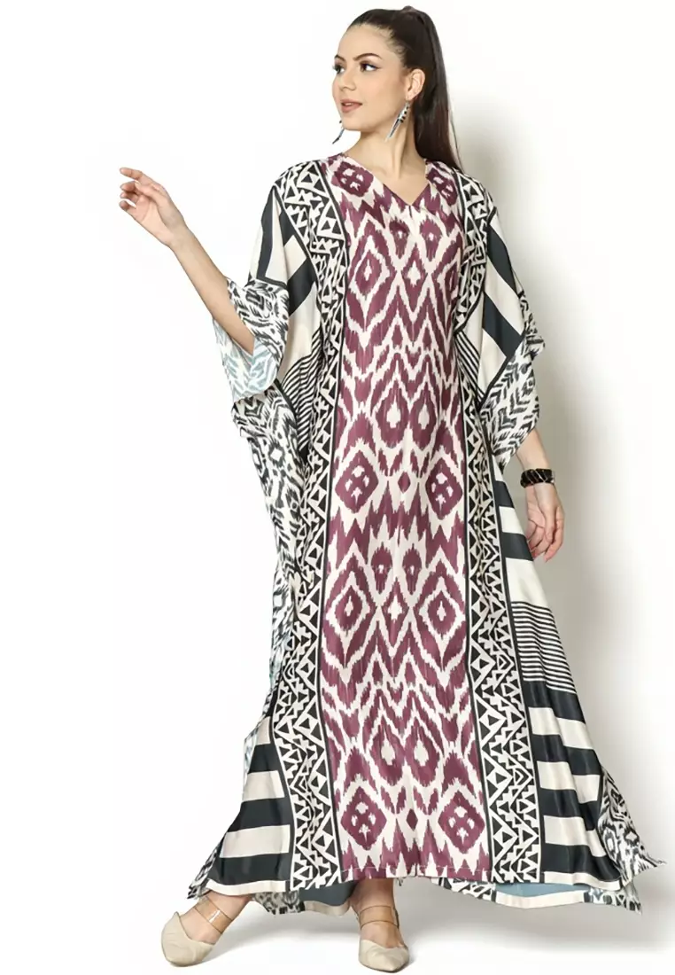 Kanzi Exclusive Short Sleeve Classic Kaftan