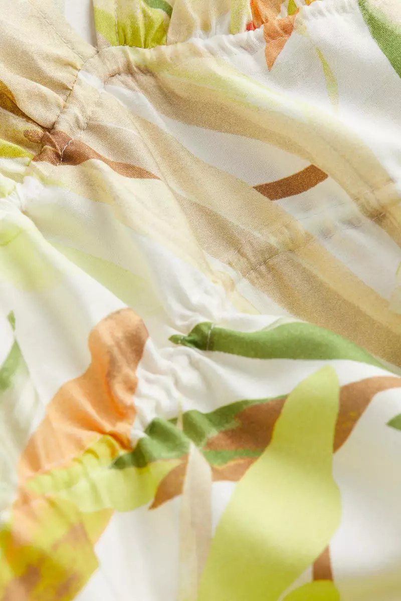 Drawstring-detail maxi dress