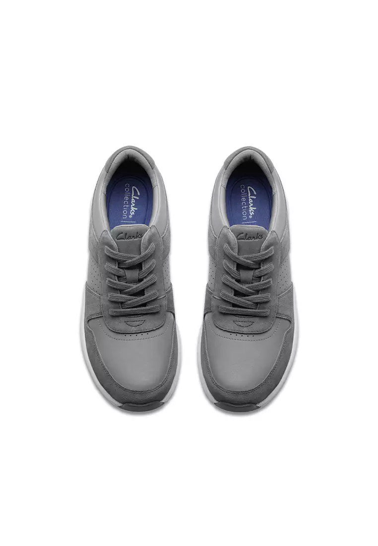 Mens Motion Trek Go Sneakers - Grey Combi