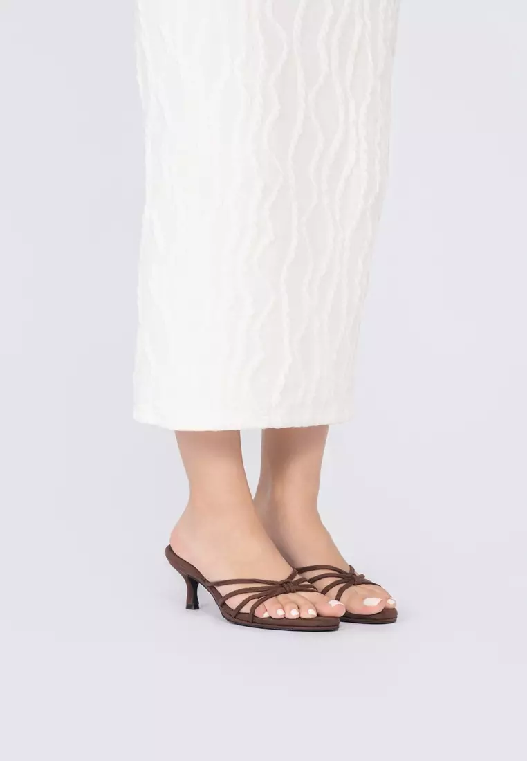 Buy nose KNOTTED STRAP WITH CLOUDFOAM HEEL SLIDE 2025 Online ZALORA