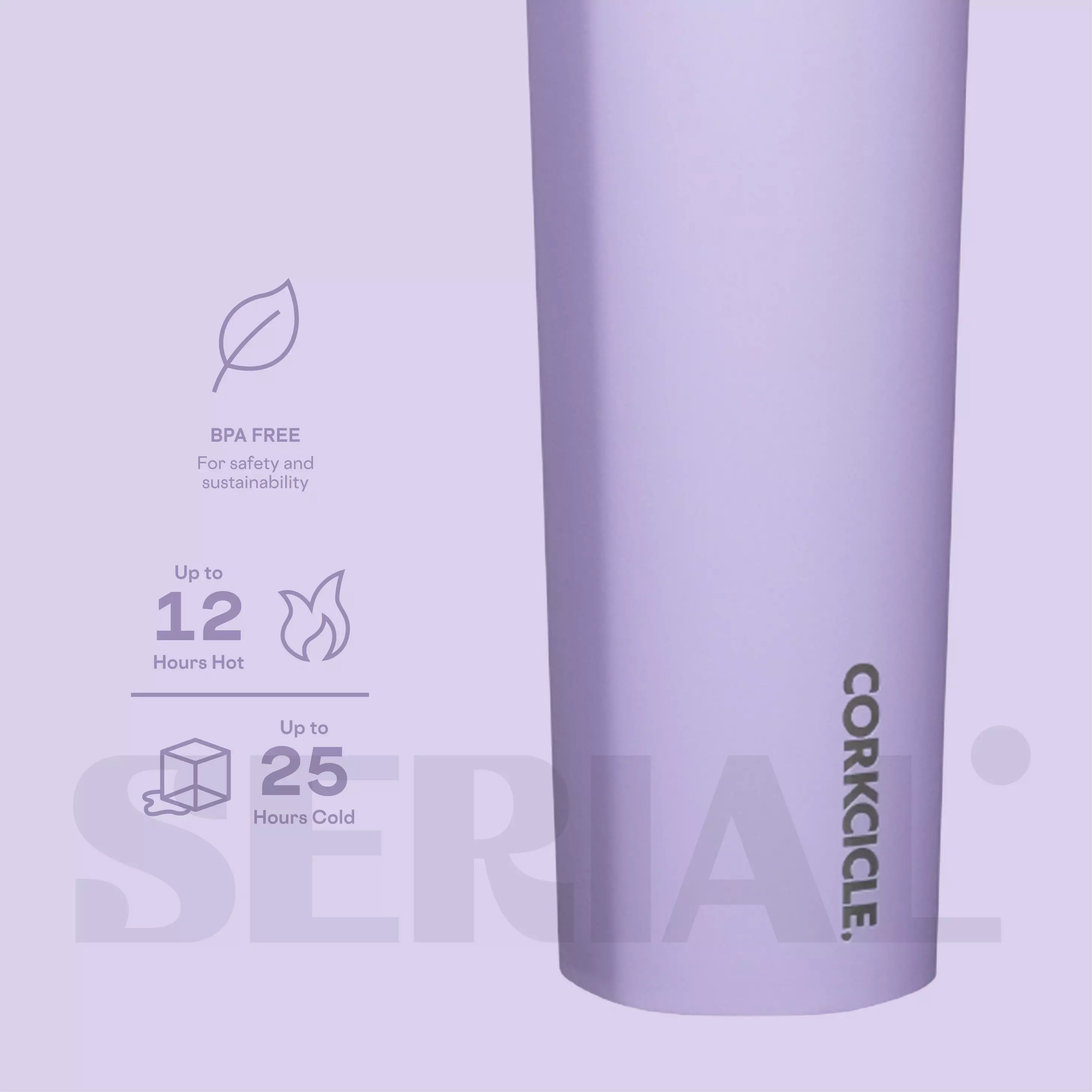CORKCICLE® Canteen 16oz - Lilac