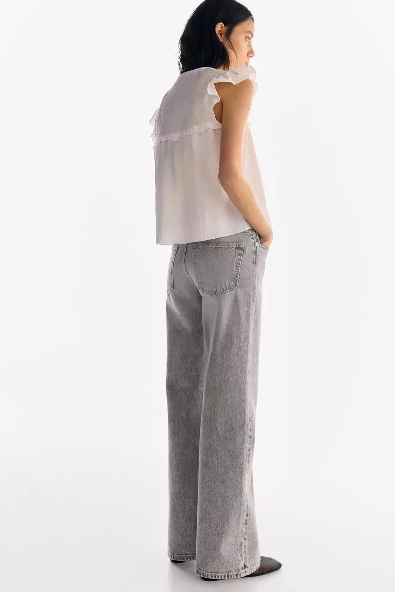 Wide High Jeans