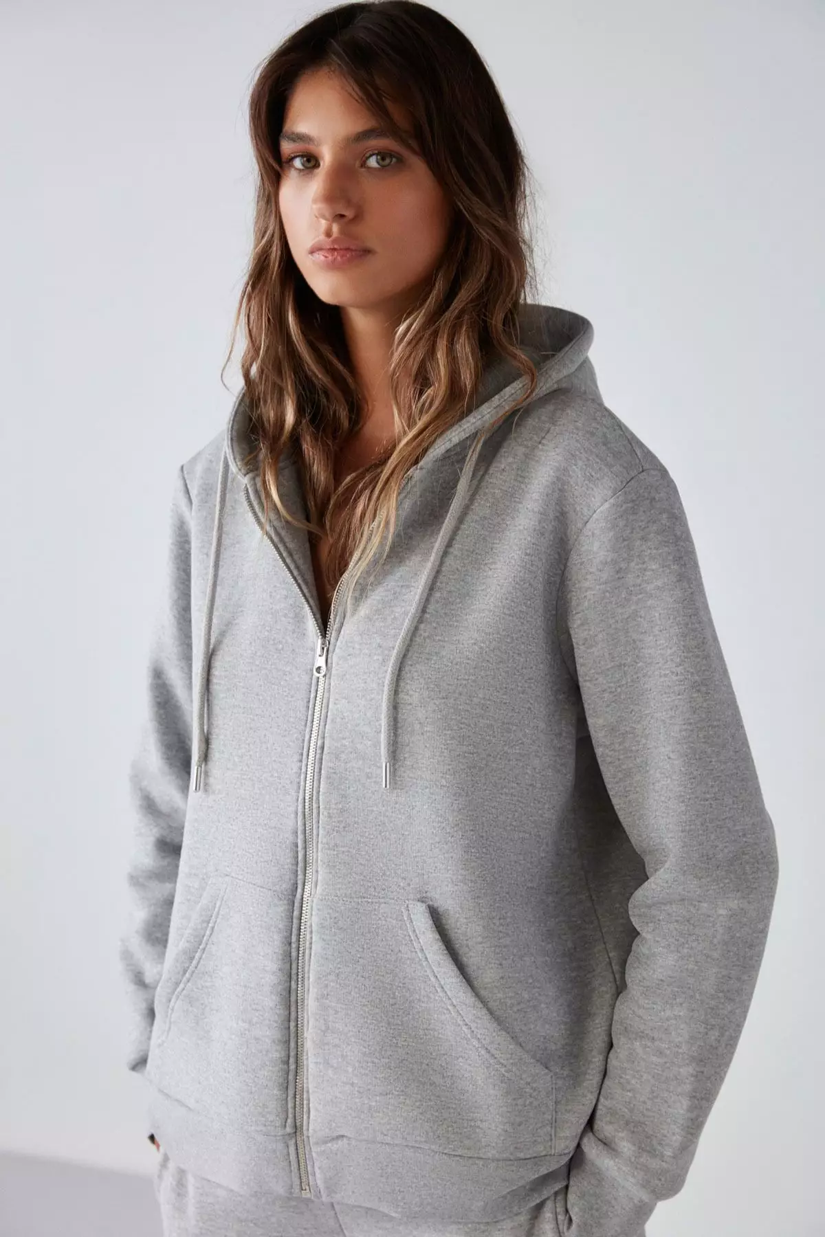Carlota Relaxed Fit Zip Hoodie